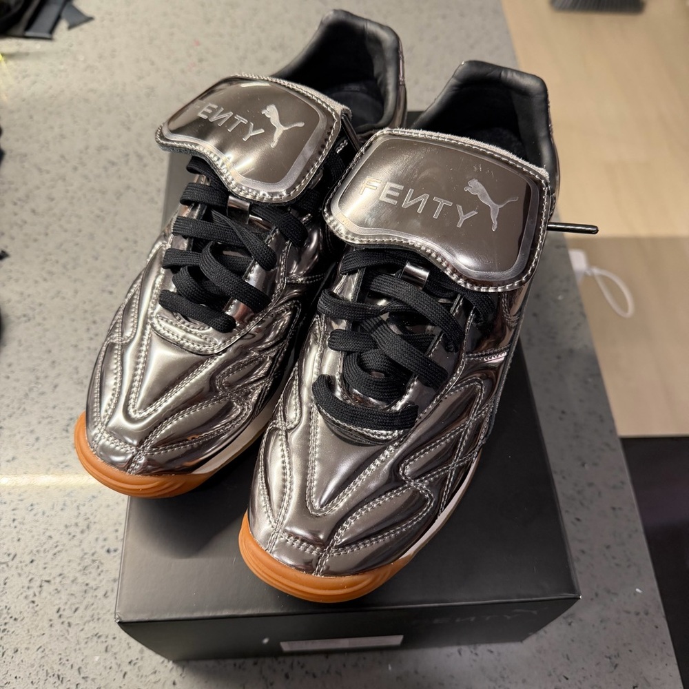 Fenty x Puma Avanti C Metallic Silver Sneakers